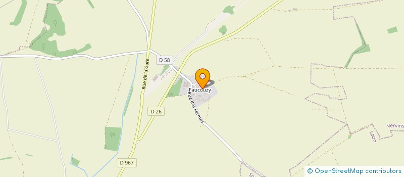 localisation de l'entreprise MONSIEUR FREDERIC COCHET  MONCEAU-LE-NEUF-ET-FAUCOUZY