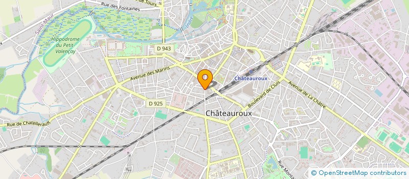 localisation de l'entreprise MONSIEUR FREDERIC COCHEZ à CHATEAUROUX