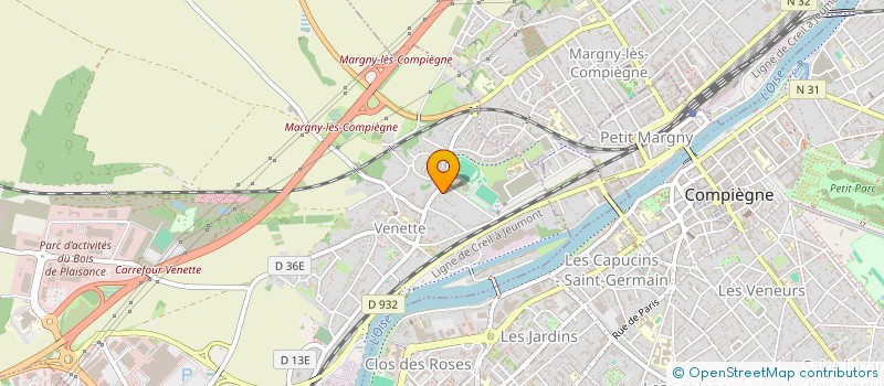 localisation de l'entreprise MONSIEUR FREDERIC COCLE  VENETTE