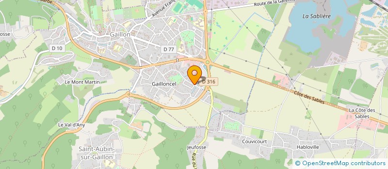 localisation de l'entreprise MONSIEUR FREDERIC COFFARD  GAILLON