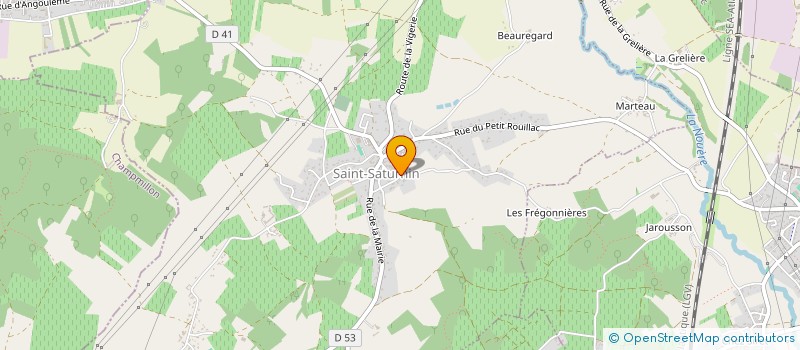 localisation de l'entreprise MONSIEUR FREDERIC COHADIER à SAINT-SATURNIN