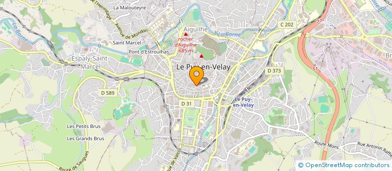 localisation de l'entreprise MONSIEUR FREDERIC COIN à LE PUY-EN-VELAY