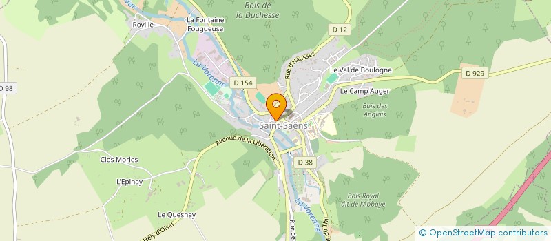 localisation de l'entreprise MONSIEUR FREDERIC COLANGES à SAINT-SAENS