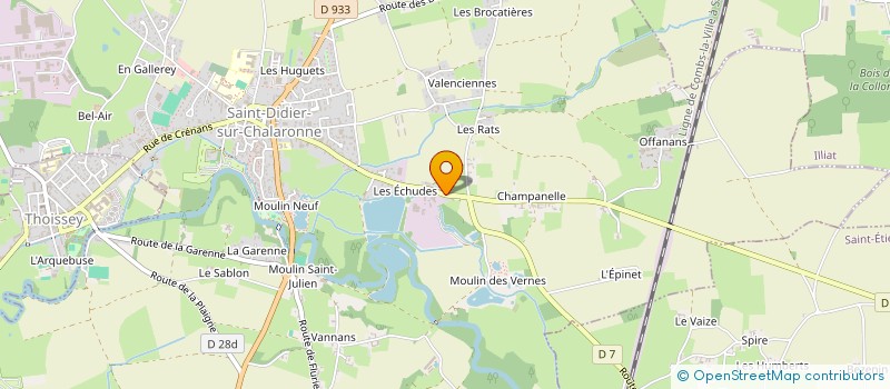 localisation de l'entreprise MONSIEUR FREDERIC COLAS  SAINT-DIDIER-SUR-CHALARONNE