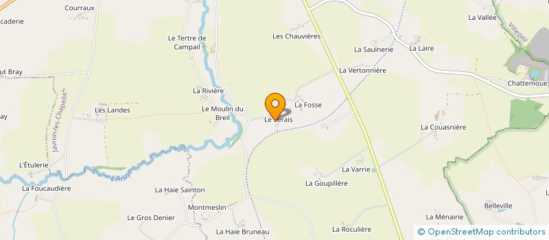 localisation de l'entreprise MONSIEUR FREDERIC COLIN  JAVRON-LES-CHAPELLES