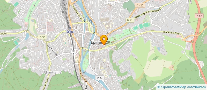localisation de l'entreprise MONSIEUR FREDERIC COLIN à EPINAL