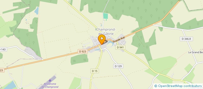 localisation de l'entreprise MONSIEUR FREDERIC COLIN  CHAMPROND-EN-GATINE