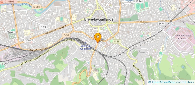localisation de l'entreprise MONSIEUR FREDERIC COLIN à BRIVE-LA-GAILLARDE