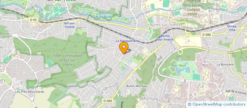 localisation de l'entreprise MONSIEUR FREDERIC COLLEDANI  BURES-SUR-YVETTE