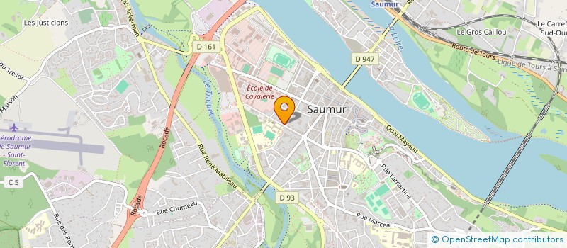 localisation de l'entreprise MONSIEUR FREDERIC COLLET  SAUMUR