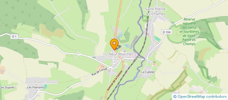 localisation de l'entreprise MONSIEUR FREDERIC COLLET  NEUF-MARCHE