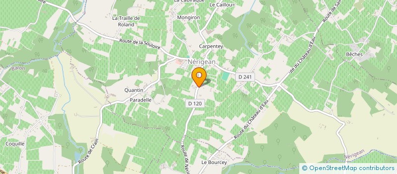 localisation de l'entreprise MONSIEUR FREDERIC COLLIN  NERIGEAN