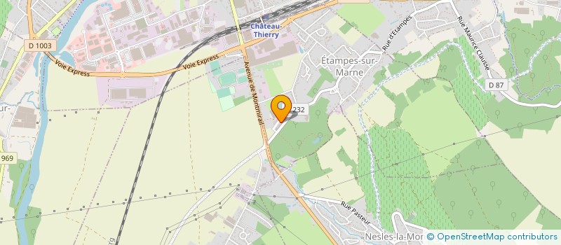localisation de l'entreprise MONSIEUR FREDERIC COLLIN à ETAMPES-SUR-MARNE