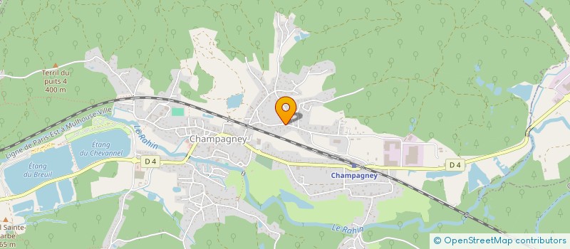 localisation de l'entreprise MONSIEUR FREDERIC COLLIN  CHAMPAGNEY