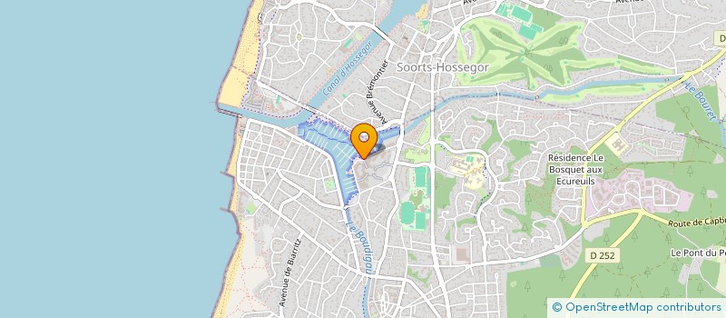 localisation de l'entreprise MONSIEUR FREDERIC COLLINET à CAPBRETON
