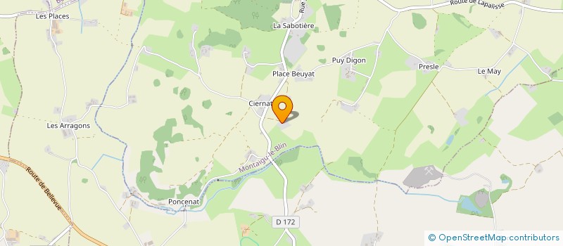 localisation de l'entreprise MONSIEUR FREDERIC COLMAIN  MONTAIGU-LE-BLIN