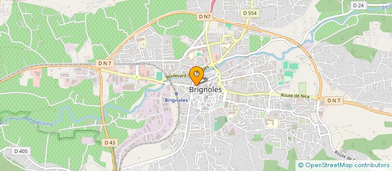 localisation de l'entreprise MONSIEUR FREDERIC COLOMBANI à BRIGNOLES