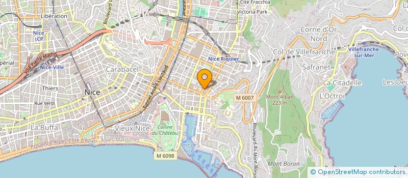 localisation de l'entreprise MONSIEUR FREDERIC COLOMBANI  NICE