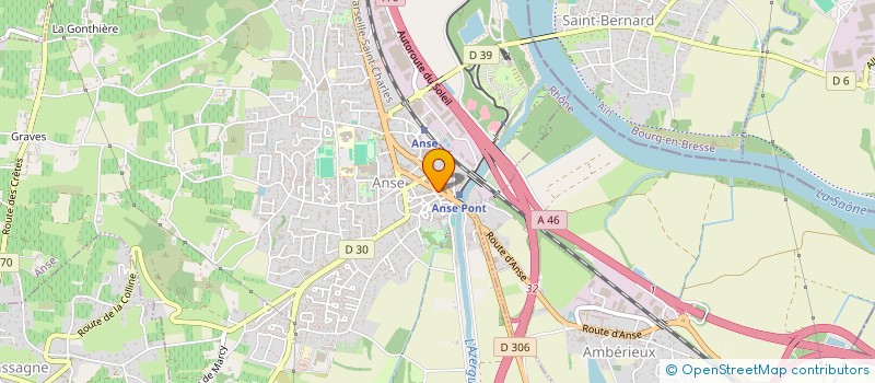 localisation de l'entreprise MONSIEUR FREDERIC COLOMBIER  ANSE