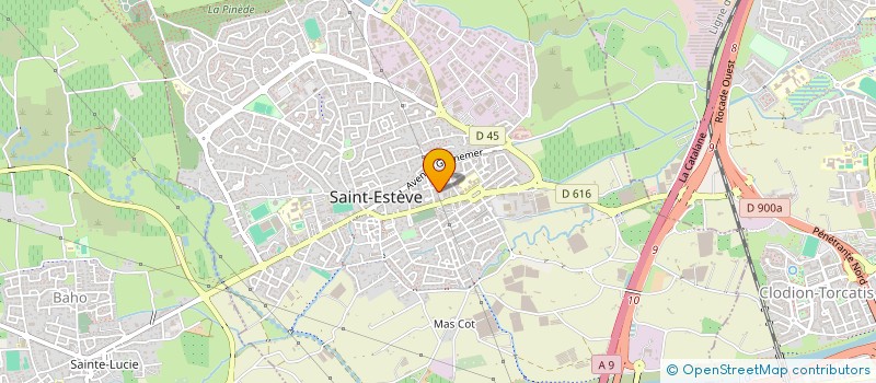 localisation de l'entreprise MONSIEUR FREDERIC COLOMER à SAINT-ESTEVE
