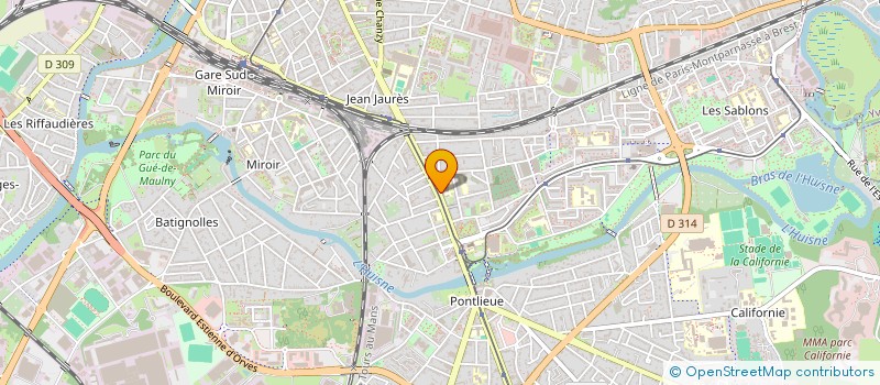 localisation de l'entreprise MONSIEUR FREDERIC COME  LE MANS