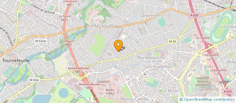 localisation de l'entreprise MONSIEUR FREDERIC COMOY à TOULOUSE
