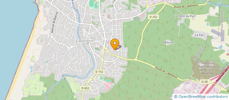 localisation de l'entreprise MONSIEUR FREDERIC COMPAGNON  CAPBRETON