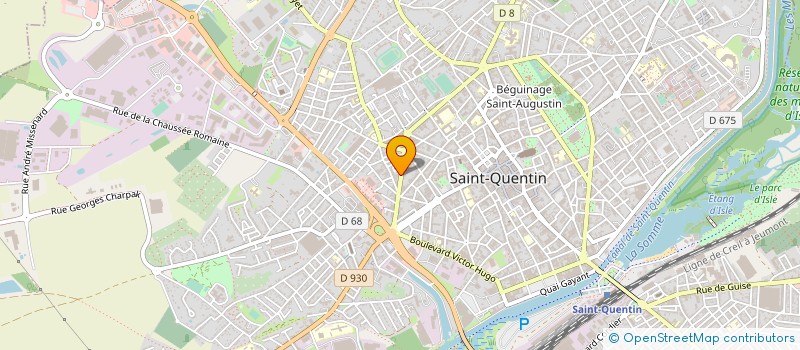 localisation de l'entreprise MONSIEUR FREDERIC CONTINI à SAINT-QUENTIN