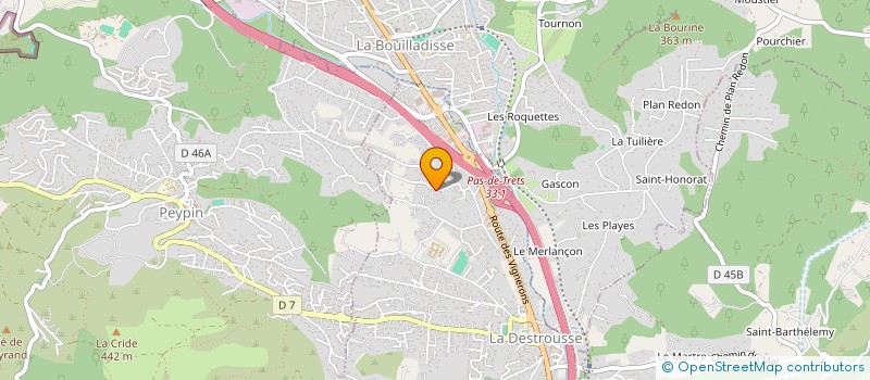 localisation de l'entreprise MONSIEUR FREDERIC CONTINO  LA DESTROUSSE