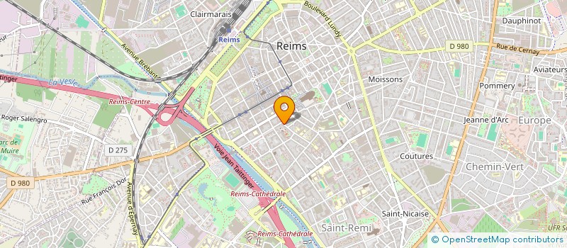 localisation de l'entreprise MONSIEUR FREDERIC COPET à REIMS