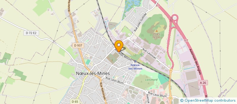 localisation de l'entreprise MONSIEUR FREDERIC COQUERELLE  NUX-LES-MINES