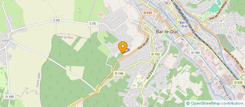 localisation de l'entreprise MONSIEUR FREDERIC CORBERAND à BAR-LE-DUC