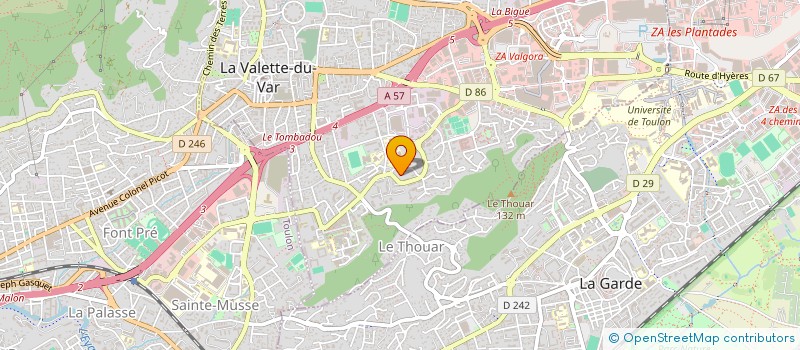 localisation de l'entreprise MONSIEUR FREDERIC CORBET à LA VALETTE-DU-VAR