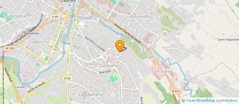 localisation de l'entreprise MONSIEUR FREDERIC CORBIERE à CASTRES