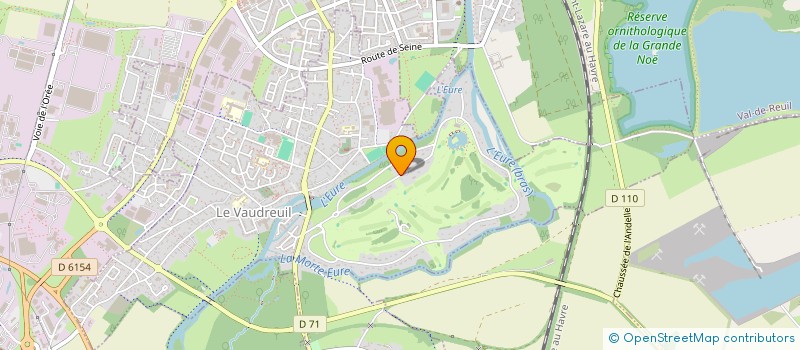 localisation de l'entreprise MONSIEUR FREDERIC CORBY-JULES  LE VAUDREUIL