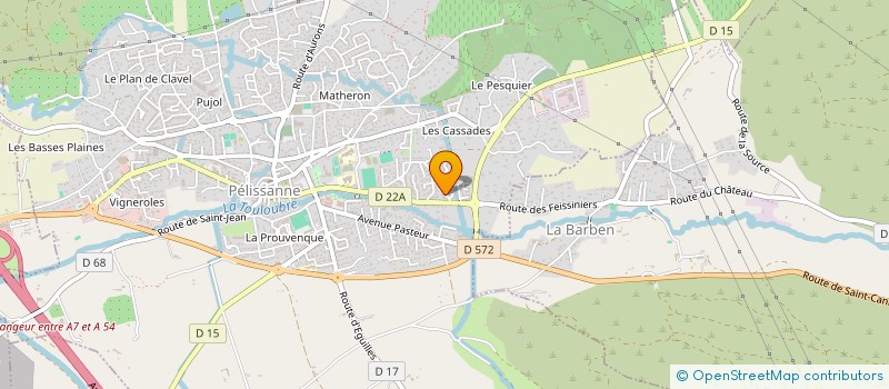 localisation de l'entreprise MONSIEUR FREDERIC CORDIER  PELISSANNE