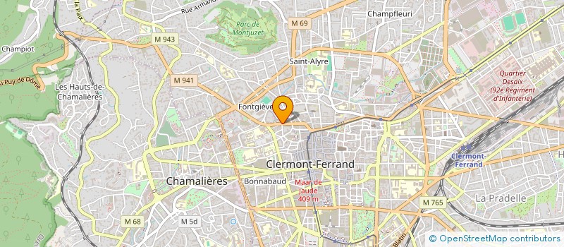 localisation de l'entreprise MONSIEUR FREDERIC CORDOBA  CLERMONT-FERRAND