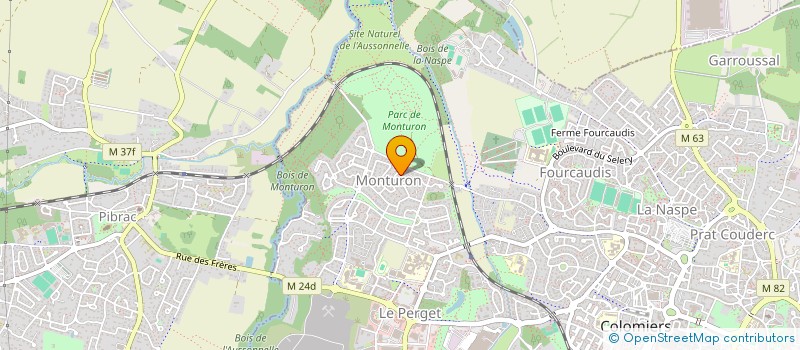 localisation de l'entreprise MONSIEUR FREDERIC CORRAL à COLOMIERS