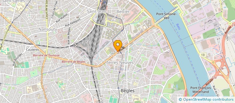 localisation de l'entreprise MONSIEUR FREDERIC CORRE à BORDEAUX
