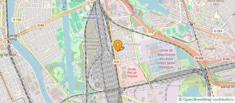 localisation de l'entreprise MONSIEUR FREDERIC CORREIA  VALENTON