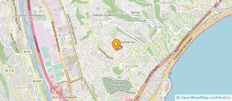 localisation de l'entreprise MONSIEUR FREDERIC CORSO à NICE