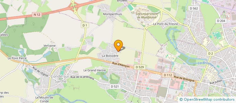 localisation de l'entreprise MONSIEUR FREDERIC COSNIER à CONDE-SUR-SARTHE