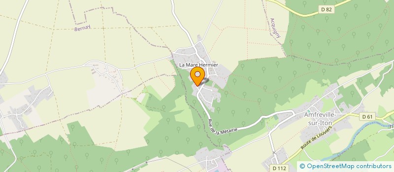 localisation de l'entreprise MONSIEUR FREDERIC COTE  AMFREVILLE-SUR-ITON