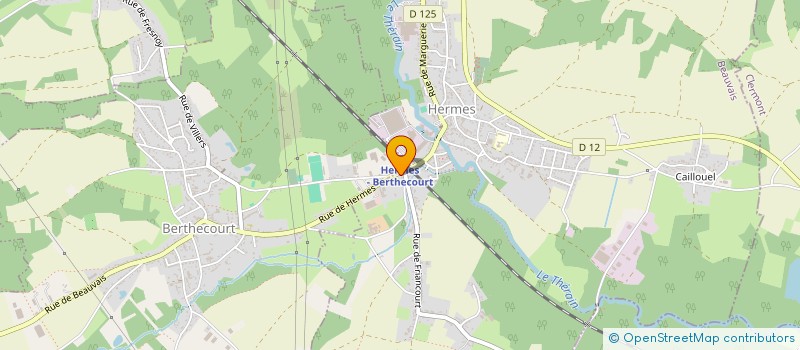 localisation de l'entreprise MONSIEUR FREDERIC COTEGAH  HERMES