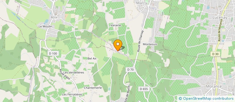 localisation de l'entreprise MONSIEUR FREDERIC COTILLON  MARCY