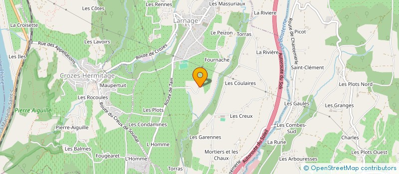 localisation de l'entreprise MONSIEUR FREDERIC COTTE  LARNAGE