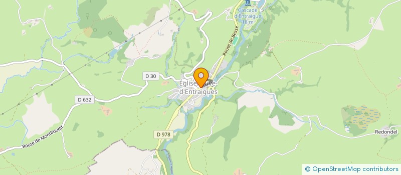 localisation de l'entreprise MONSIEUR FREDERIC COTTE  EGLISENEUVE-D'ENTRAIGUES