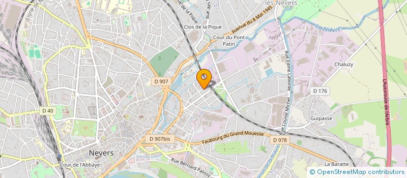 localisation de l'entreprise MONSIEUR FREDERIC COTTE à NEVERS