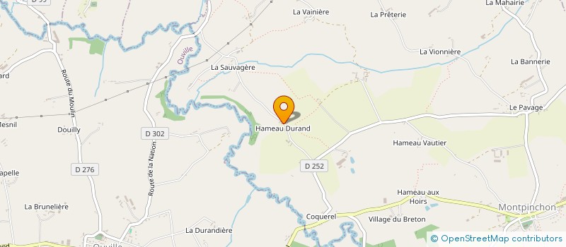 localisation de l'entreprise MONSIEUR FREDERIC COTTU  MONTPINCHON