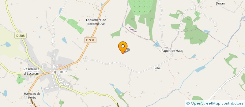 localisation de l'entreprise MONSIEUR FREDERIC COUBARD à LAPLUME